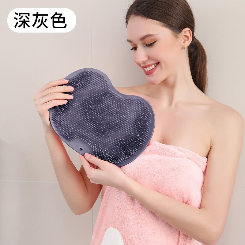 Bath back rubbing artifact, back silicone anti-slip mat, foot rubbing pad, silicone foot rubbing artifact, bathroom foot massage mat