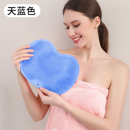 Bath back rubbing artifact, back silicone anti-slip mat, foot rubbing pad, silicone foot rubbing artifact, bathroom foot massage mat