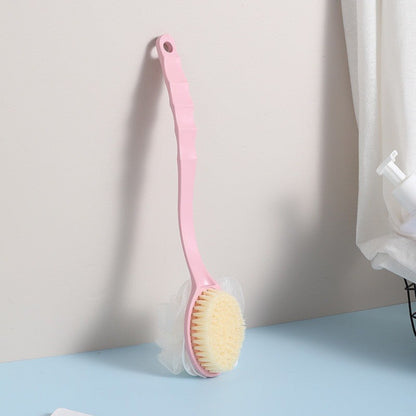 Bath scrub back towel adult bath brush bath supplies bath brush mud long handle soft bristle bath ball