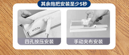 Face towel mop clip cloth mop household absorbent mini mop lazy hands-free wash flat mop wholesale