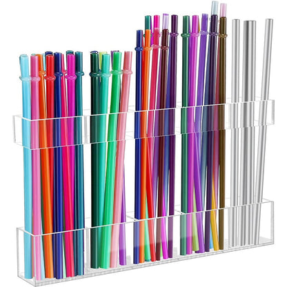 🔥Straw Holder for Cabinet Door-2025 Reusable Utensil Storage for Kitchen Cupboard
